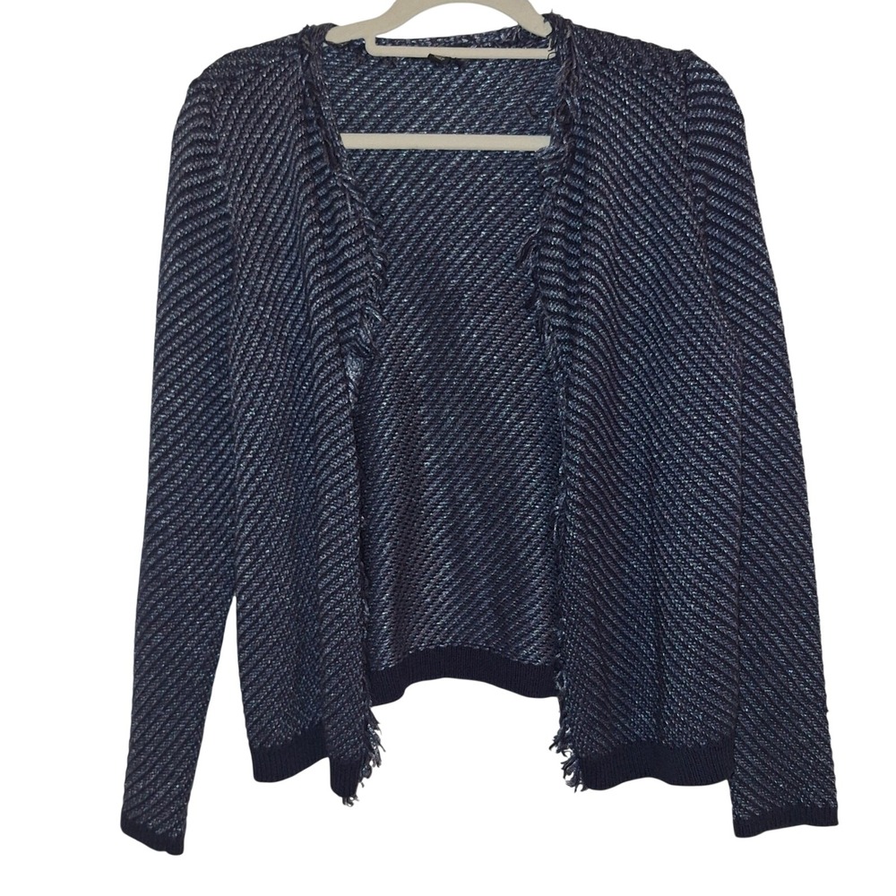 Tribal Blue‎ Open Cardigan Women's Size Small Careerwear Casual Office Interview